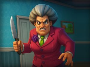 Žaidimas Gąsdinantis mokytojas 3D grįžta internete