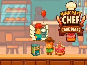 Žaidimas „Minicraft Chef Cake Wars“ internete