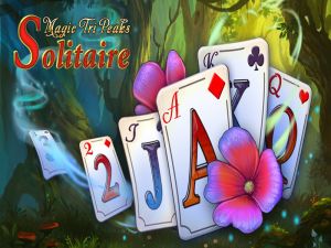 Žaidimas „Magic Tri Peaks Solitaire“ internete