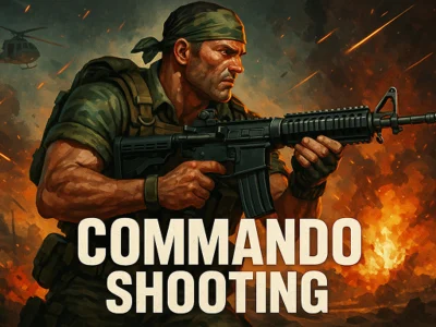 Žaidimas „Commando“ šaudymas internete