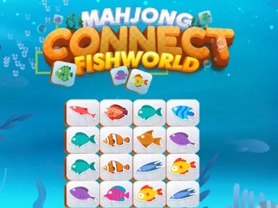 Žaidimas Mahjong Connect Fish World internete