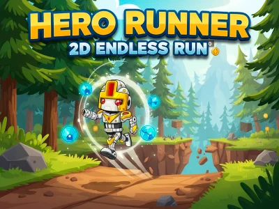 Žaidimas Hero Runner 2D Begalinis bėgimas internete