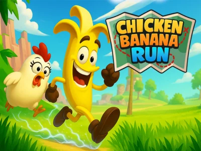 Žaidimas Vištienos bananų bėgimas internete