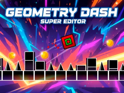 Žaidimas Geometry Dash: puikus redaktorius internete