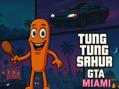 Žaidimas Tung Tung Sahur GTA Majamis internete
