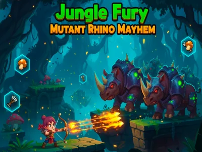 Žaidimas Džiunglių įniršio mutantas Rhino Mayhem internete
