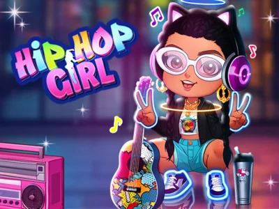 Žaidimas Stilinga hiphopo mergina internete