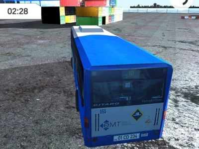 Žaidimas Autobusų stovėjimo aikštelė neužblokuota internete