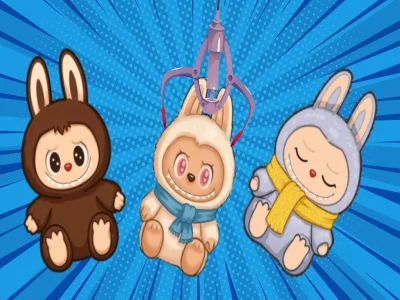 Žaidimas Claw & Merge Labubu Drop internete