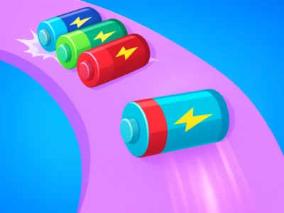 Žaidimas Battery Run 3D internete