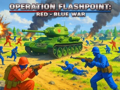 Žaidimas Operacija Flashpoint: Red – Blue War internete