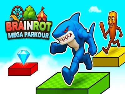 Žaidimas Brainrot Mega Parkour internete