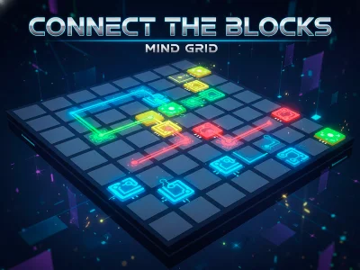 Žaidimas Prijunkite „The Blocks Mind Grid“. internete