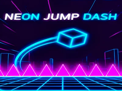 Žaidimas „Neon Jump Dash“. internete