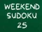 Žaidimas Savaitgalio Sudoku 25 internete