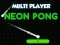 Žaidimas Neon Pong Daugiažaidis internete Žaidimas Neon Pong Daugiažaidis internete