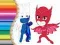 Žaidimas Spalvinimo knyga PJ Masks internete