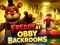 Žaidimas Fredis „Obby Backrooms“. internete