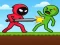 Žaidimas Red Stickman vs Monster School internete