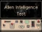 Žaidimas Alien Intelligence testas internete