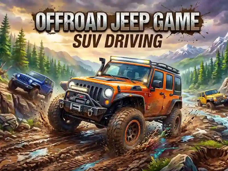Žaidimas Offroad Jeep Game SUV Driving internete