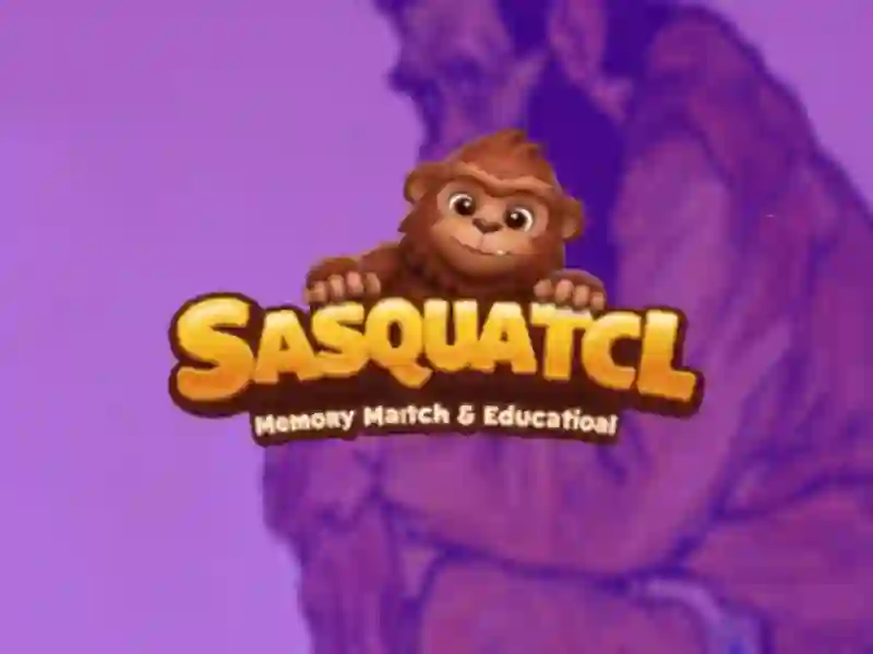 Žaidimas „Sasquatch“ atminties rungtynės ir mokomasis internete