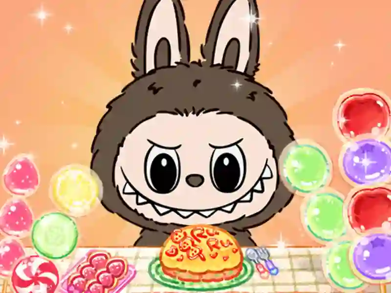 Žaidimas Labubu lėlė Mukbang asmr neužblokuotas internete