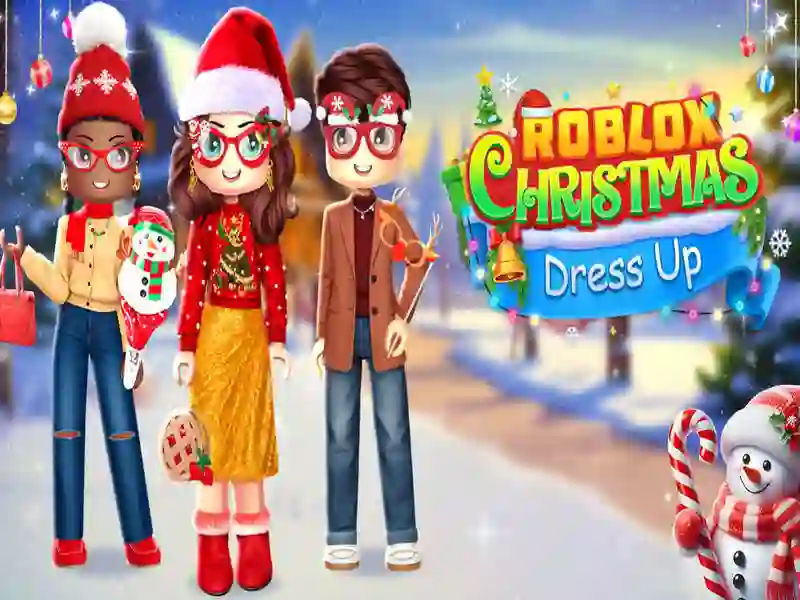 Žaidimas „Roblox Christmas Dressup“ internete