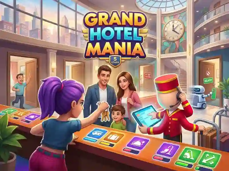 Žaidimas Grand Hotel Mania internete