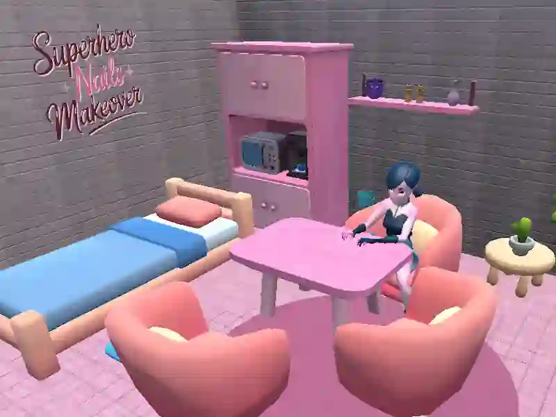 Žaidimas Superherojų nagų pertvarkymas internete