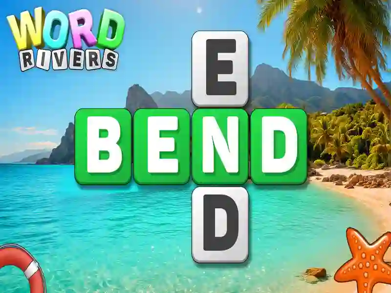 Žaidimas „Word Rivers“ internete