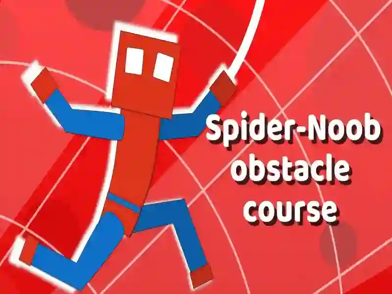 Žaidimas „Spider-Noob“ kliūčių ruožas internete