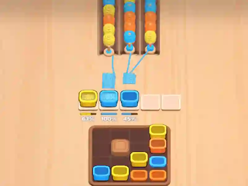 Žaidimas Spalvų verpalų rūšiavimas internete