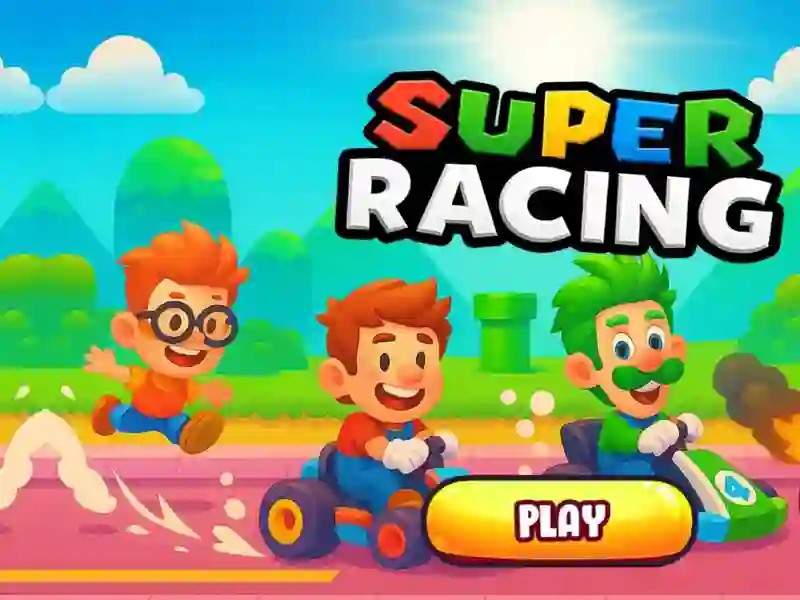 Žaidimas „Super Racing“ internete