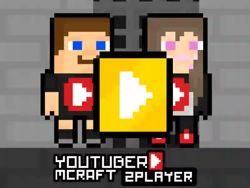 Žaidimas „YouTuber Minecraft 2“ žaidėjas internete