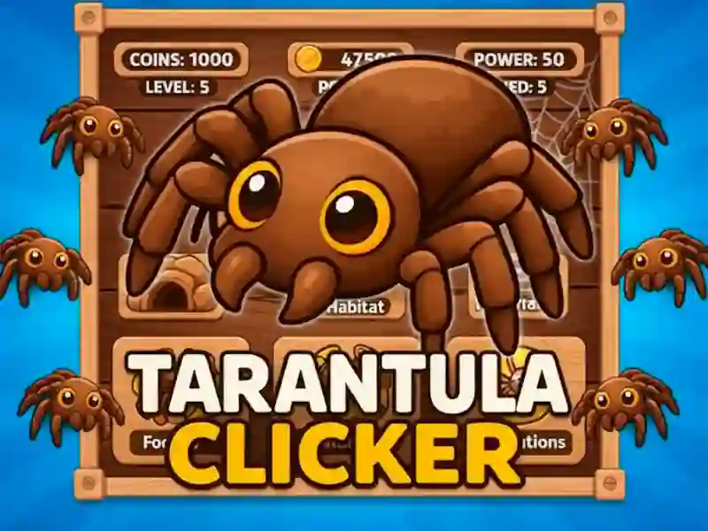 Žaidimas Tarantulos spragtelėjimas internete