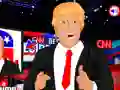 Žaidimas Donald Trump prieš Hillary Clinton internete