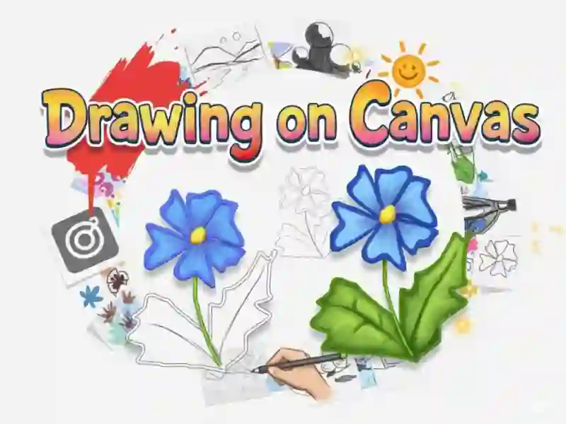 Žaidimas Piešimas ant drobės internete