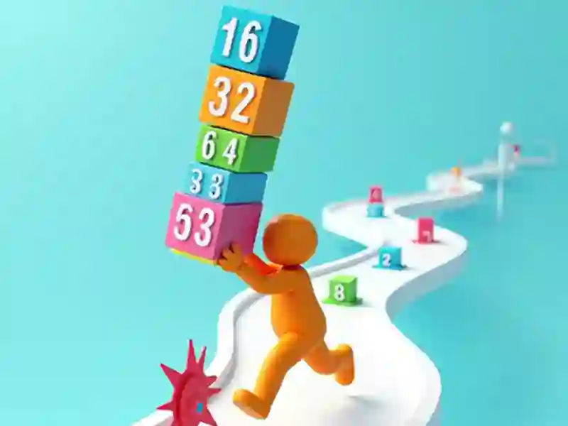 Žaidimas „Cube Stack 2048“ internete