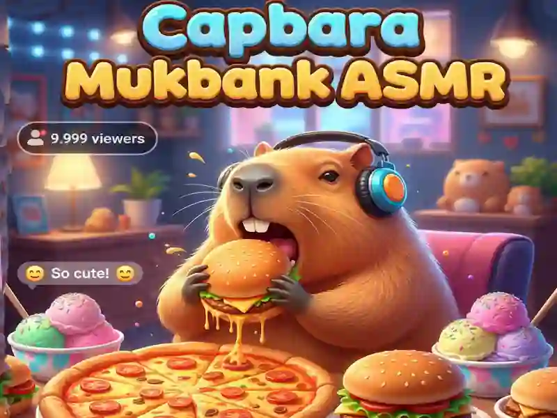 Žaidimas Capybara Mukbang ASMR internete