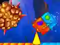 Žaidimas Ugnis ir Vanduo: Geometry Dash internete