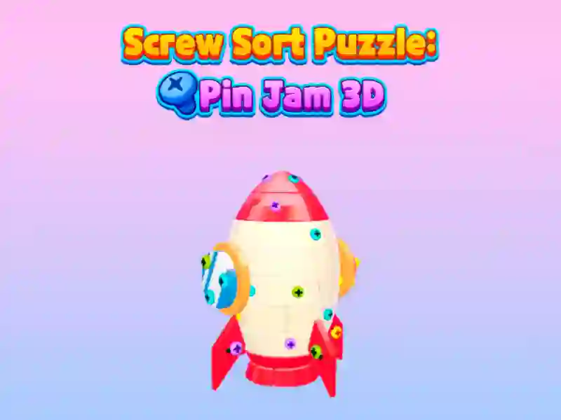 Žaidimas Sraigtinis rūšiavimo galvosūkis: Pin Jam 3D internete