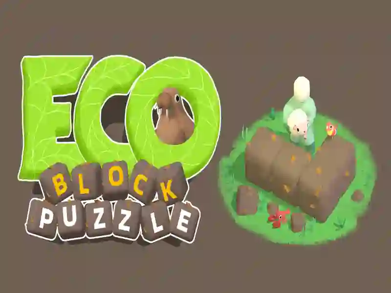 Žaidimas „Eco Block“ galvosūkis internete