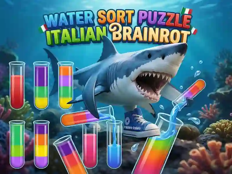 Žaidimas Water Sort Puzzle Italian Brainrot internete