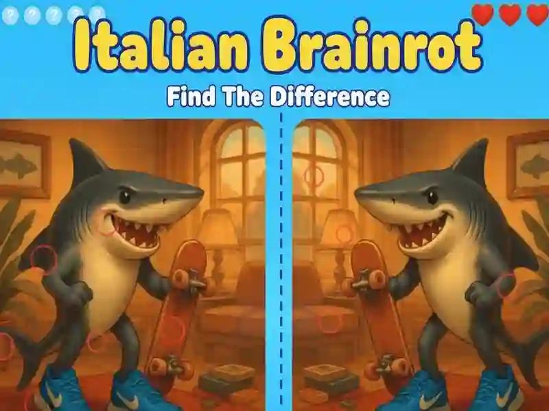 Žaidimas Italijos Brainrot: Rask skirtumą internete Žaidimas Italijos Brainrot: Rask skirtumą internete