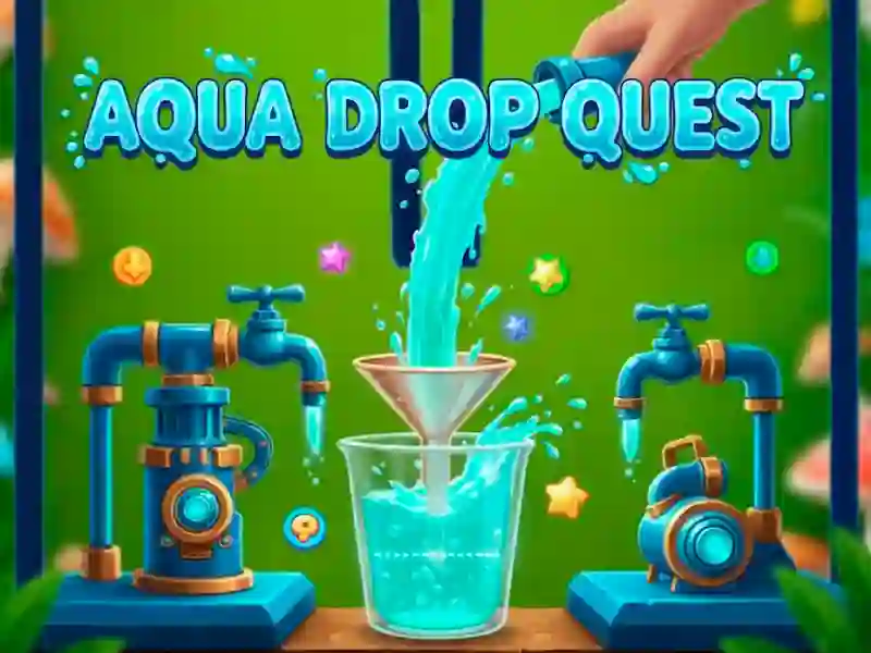 Žaidimas „Aqua Drop Quest“. internete