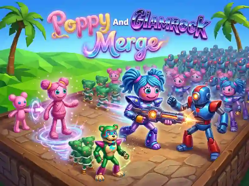 Žaidimas Poppy And Glamrock Merge internete