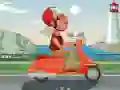 Žaidimas Miesto Scooter Važinėjimo Spalvinimas internete Žaidimas Miesto Scooter Važinėjimo Spalvinimas internete