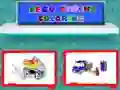 Žaidimas Lego Sunkvežimiai Spalvinimas internete Žaidimas Lego Sunkvežimiai Spalvinimas internete