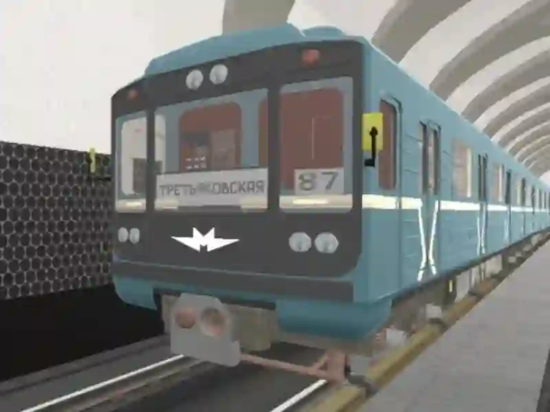Žaidimas Maskvos metro vairuotojas 3D internete Žaidimas Maskvos metro vairuotojas 3D internete